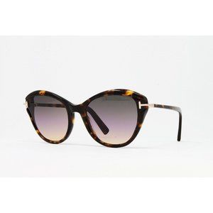 Tom Ford Women's Sunglasses Leigh FT0850S Leigh 55B Havana 62mm NEW!